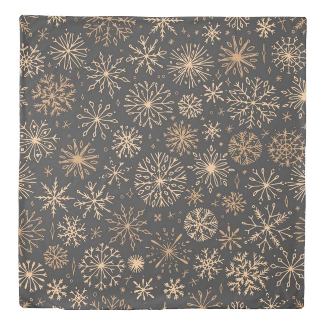 Snowflake pattern	 duvet cover (Front)