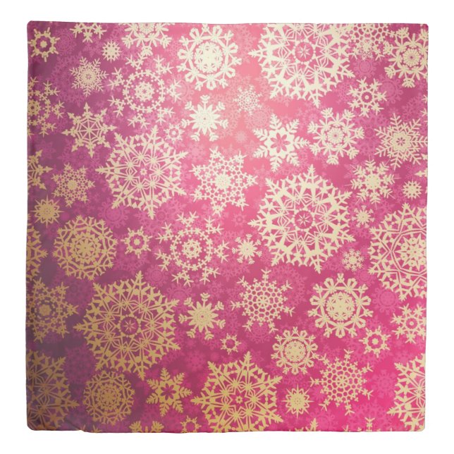 Snowflake pattern	 duvet cover (Front)