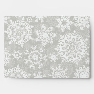 Snowflake pattern envelope