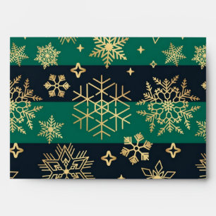 Snowflake pattern	 envelope