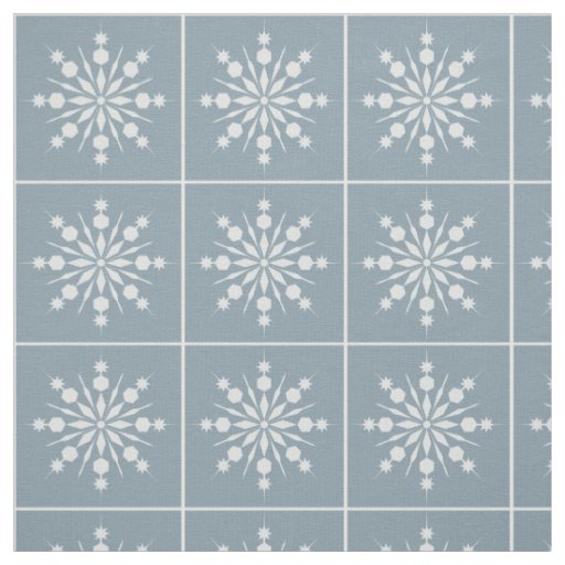 Snowflake Pattern fabric