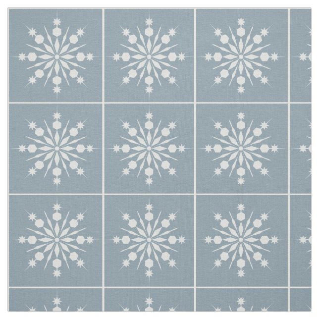 Snowflake Pattern fabric (Swatch)