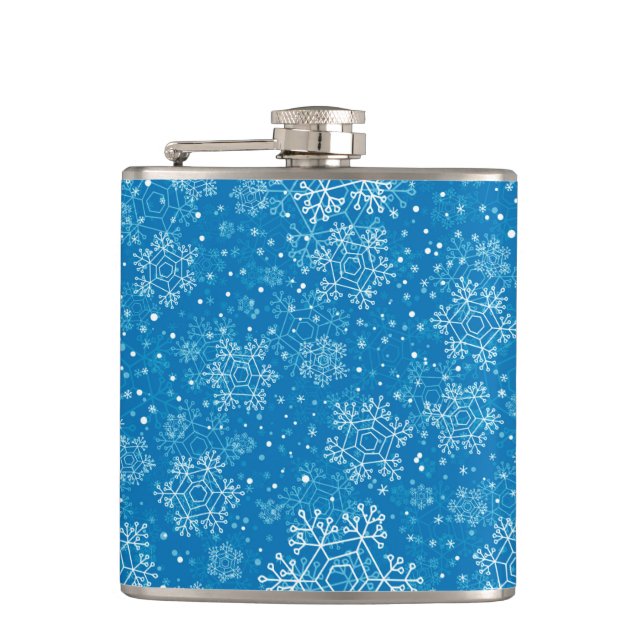Snowflake pattern flask (Front)