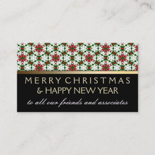 Snowflake Pattern   Holiday Greetings Mini Cards