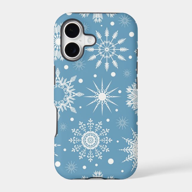 Snowflake pattern iphone case (Back)