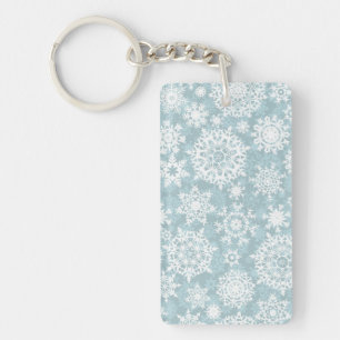 Snowflake pattern	 keychain
