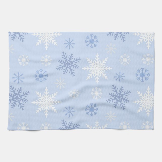 Snowflake pattern	 kitchen towel (Horizontal)