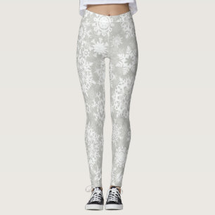 Snowflake pattern	 leggings