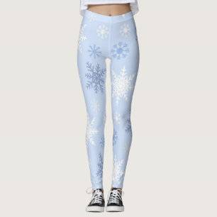 Snowflake pattern leggings