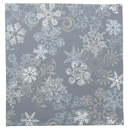 Snowflake Pattern Napkin