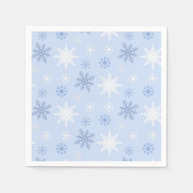 Snowflake pattern napkins (Front)