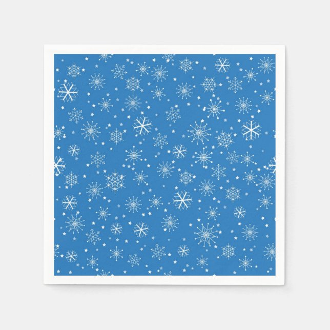 Snowflake pattern napkins (Front)