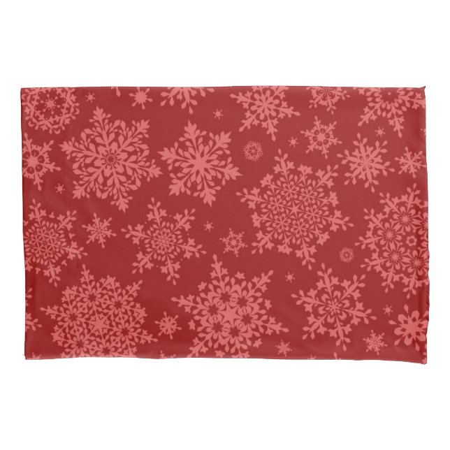Snowflake pattern	 pillow case (Front)