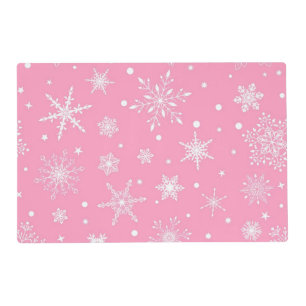 Snowflake pattern placemat