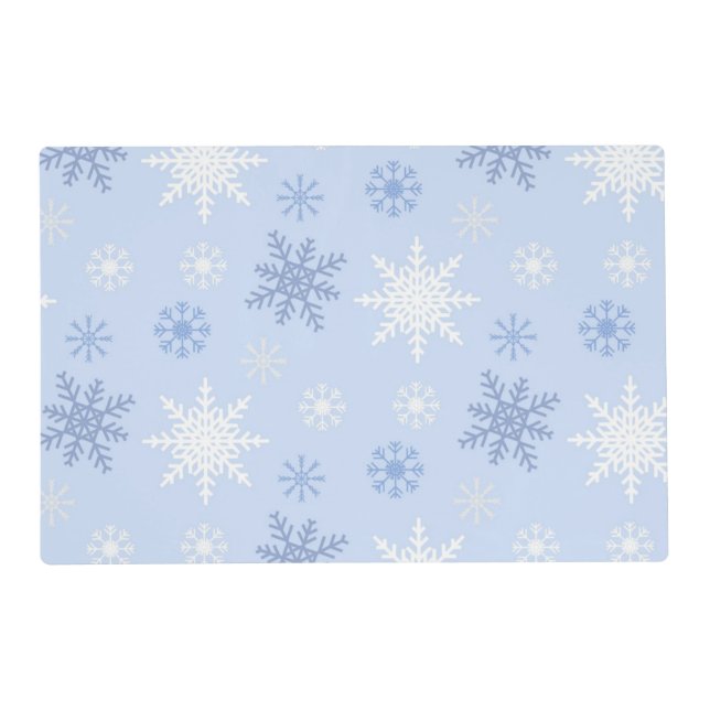 Snowflake pattern	 placemat (Front)