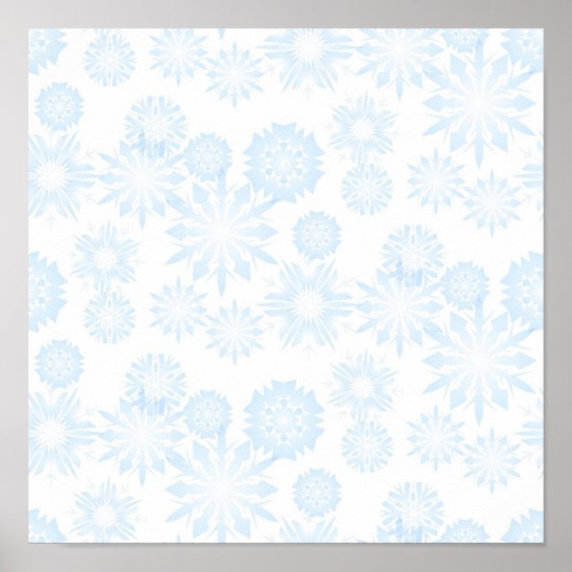 Snowflake pattern	 poster (Front)