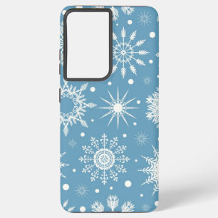 Snowflake pattern samsung galaxy s21 ultra case