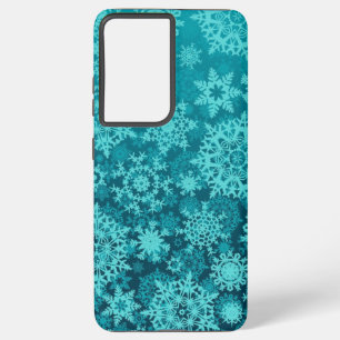 Snowflake pattern samsung galaxy s21 ultra case