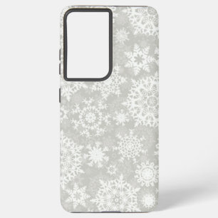 Snowflake pattern samsung galaxy s21 ultra case