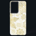 Snowflake pattern samsung galaxy s21 ultra case<br><div class="desc">For true lovers of snowflakes</div>