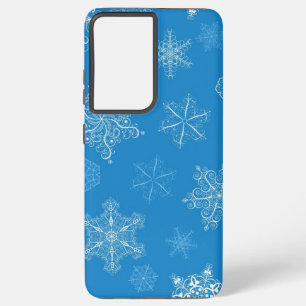 Snowflake pattern samsung galaxy s21 ultra case