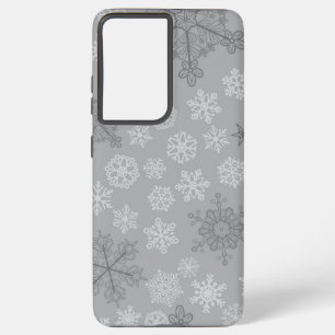 Snowflake pattern samsung galaxy s21 ultra case
