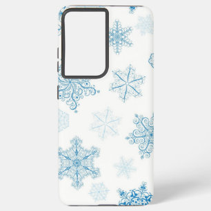 Snowflake pattern samsung galaxy s21 ultra case