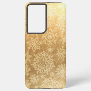 Snowflake pattern samsung galaxy s21 ultra case