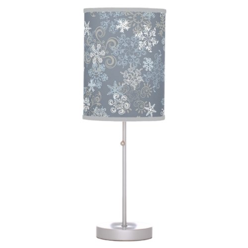 Snowflake Pattern Table Lamp