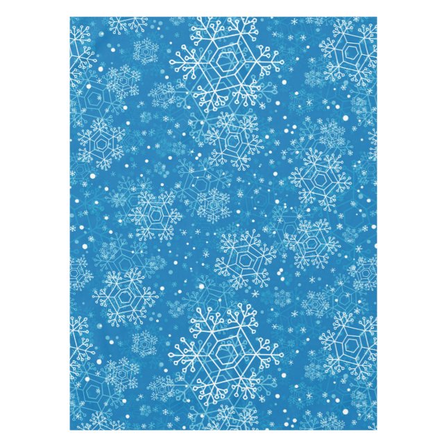 Snowflake pattern tablecloth (Front)