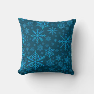 Snowflake pattern	 throw pillow