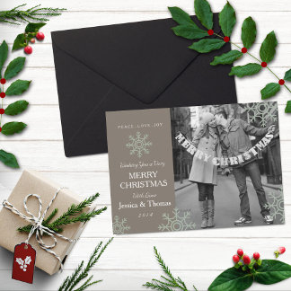 Snowflake Photo Card | Custom Photos