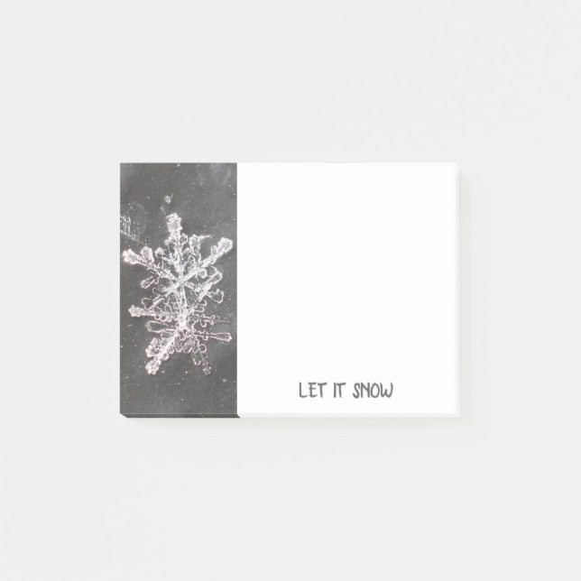 Snowflake Photo Notes (Front)