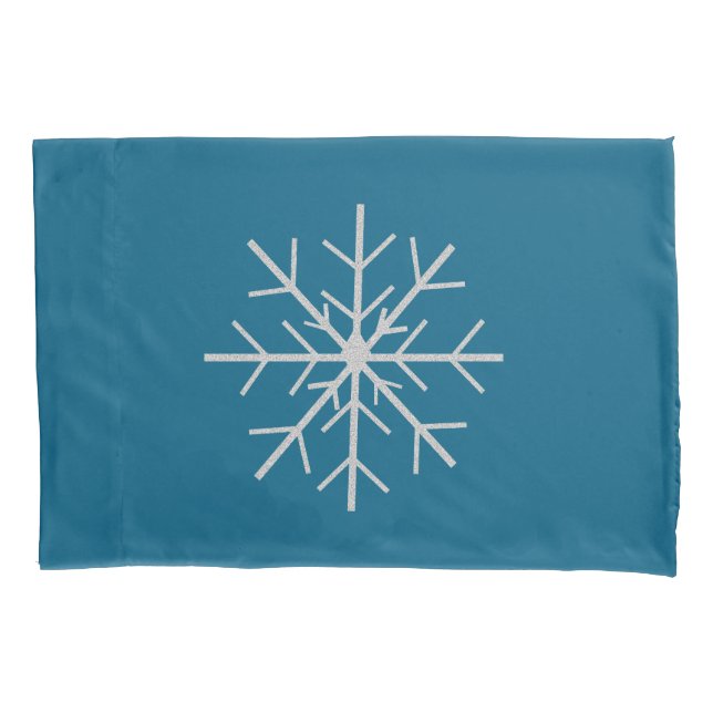 Snowflake  pillow case (Front)