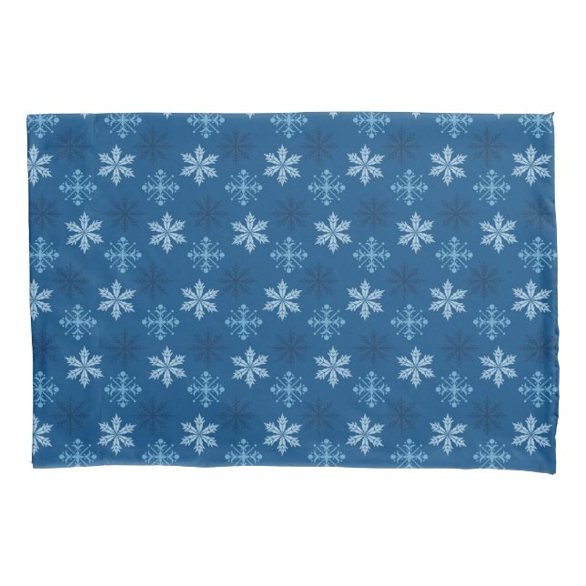 Snowflake Pillow Cases (Front-Left)
