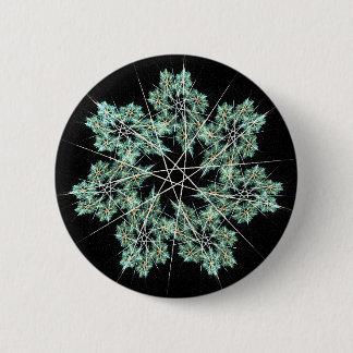snowflake pinback button