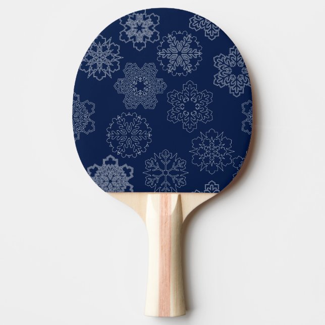 Snowflake Ping Pong Paddle (Front)