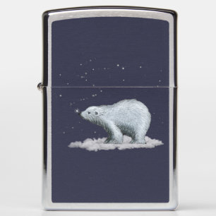 Snowflake Polar Bear Zippo Lighter