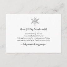 Snowflake Response Card