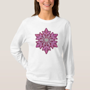 SNOWFLAKE-Retro Vintage Snowflake, Winter Sports T-Shirt