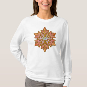 SNOWFLAKE-Retro Vintage Snowflake, Winter Sports T-Shirt