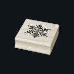Snowflake Rubber Stamp<br><div class="desc">Original designed snowflake to compliment your Holiday arts, crafts and card sending.</div>