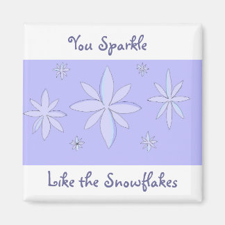 Snowflake Sayings Magnet