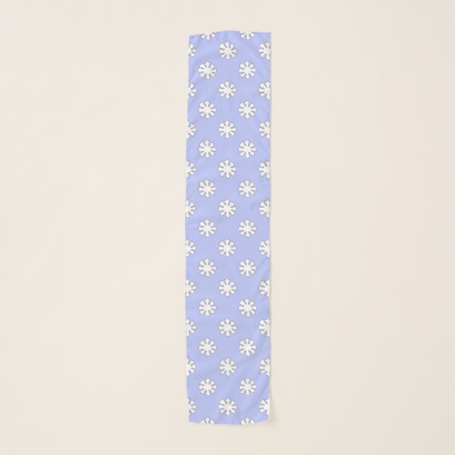 Snowflake Scarf (light blue) (Front)