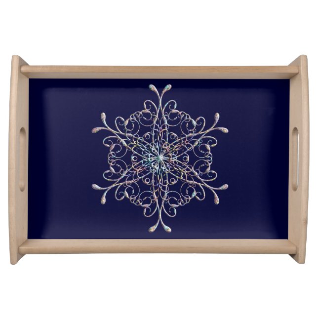 Snowflake Serving Tray (Front)