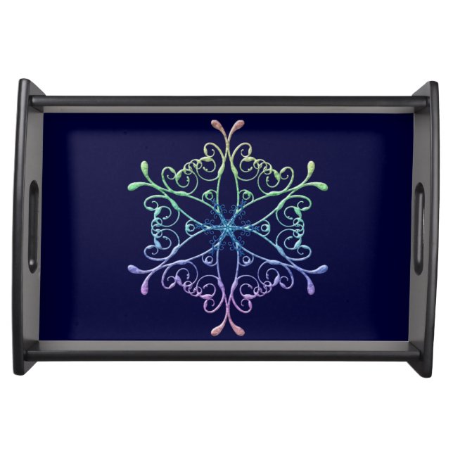 Snowflake Serving Tray (Front)