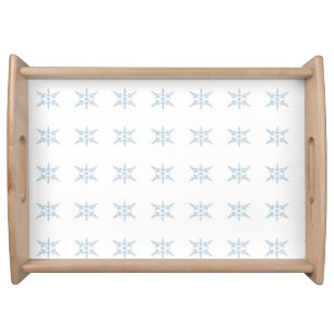 Snowflake serving tray