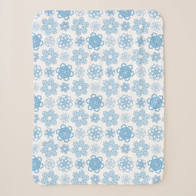 Snowflake Sherpa Blanket (Front)