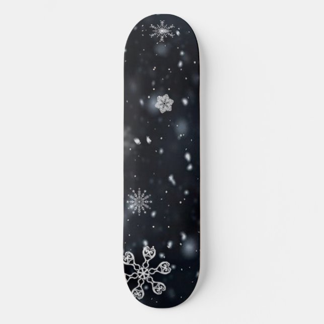 Snowflake Skateboard Deck (Front)
