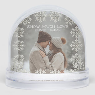 Snowflake Snow Much Love gift for him/her photo Snow Globe